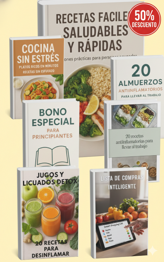 GUIA: +100 RECETAS PRACTICAS, SALUDABLES Y SIN ESFUERZO