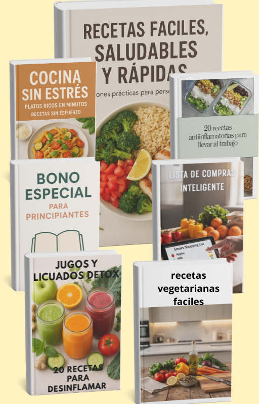 GUIA: +100 RECETAS PRACTICAS, SALUDABLES Y SIN ESFUERZO
